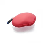 Red PU Leather Protective EVA  Key Empty PU Leather Travel Storage Carrying Wallet Holder Case Whistle Other Special Purpose Bag