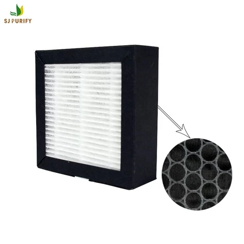 Removal smoking activated carbon hepa filter for car air purifier