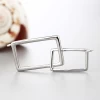 Renfook rectangles shape 925silver connector for jewelries making