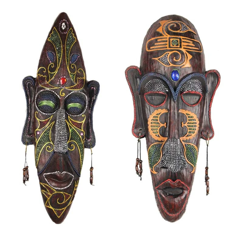 Resin african style african decor face wall plaque home decor  wall decor arts