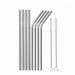 Reusable Stainless Steel Drinking Straws in Bar Accessories
