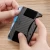 Import RFID Card Wallet for Men with Elastic Band Strap Money Clip Carbon Fibre Credit Card Holder Wallet RFID Carbon Fiber Card Holder from China