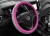 Import Rhinestone Car Leather Steering Wheel Covers Cap Steering Wheel Crystal Cover Auto Car Interior Accessories For Women Girls from China