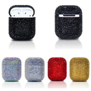 Rhinestone protective cover case for Apple Airpods New glitter case for Airpods pro diamond bling bling cover for  Airpods 1 2