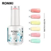 RONIKI private label colors nail soak off gel polishsupplies custom 15ml organic cheap nail polish