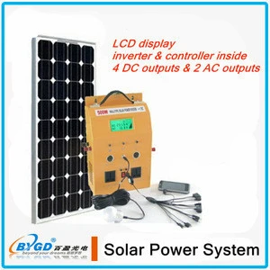 ROSH and CE approved high quality 300w solar energy system for home use wall type solar power system (BYGD300Y)