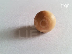 round original wooden parts with holes decoration wood beads