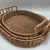Import Round plastic rattan handmade promotion gift basket fruit basket bread basket from China