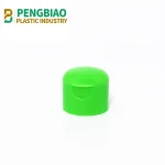 Rts Product Shampoo Conditioner Round Bottle Screw Plastic Lids Green Flip Top Caps