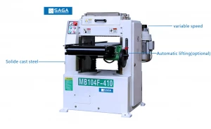SAGA hot sale Industrial woodworking automatic digital display wood working thinknesser thickness planer
