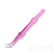 Import Salon  Pink Bent Straight Head Tweezers Diamond Jewelry Clip Tool Stainless Scissors Manicure Tool for Model Building from China