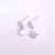 Import SayYes 925 sterling silver jewelry Cubic Zirconia Sun Sunshine Moon Hanging Drop Earrings Rhodium Plated For Women from China