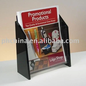 SBH-59 Countertop Acrylic Magazine Holder,Acrylic File Display,Acrylic Literature Organizer