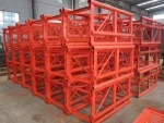 SC100/100 1ton high quality 2 cage construction hoist / construction lifter / construction elevator