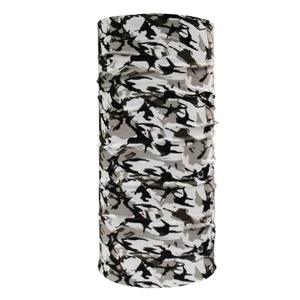 Seamless multifunctional tubular army color camouflage headwear bandana