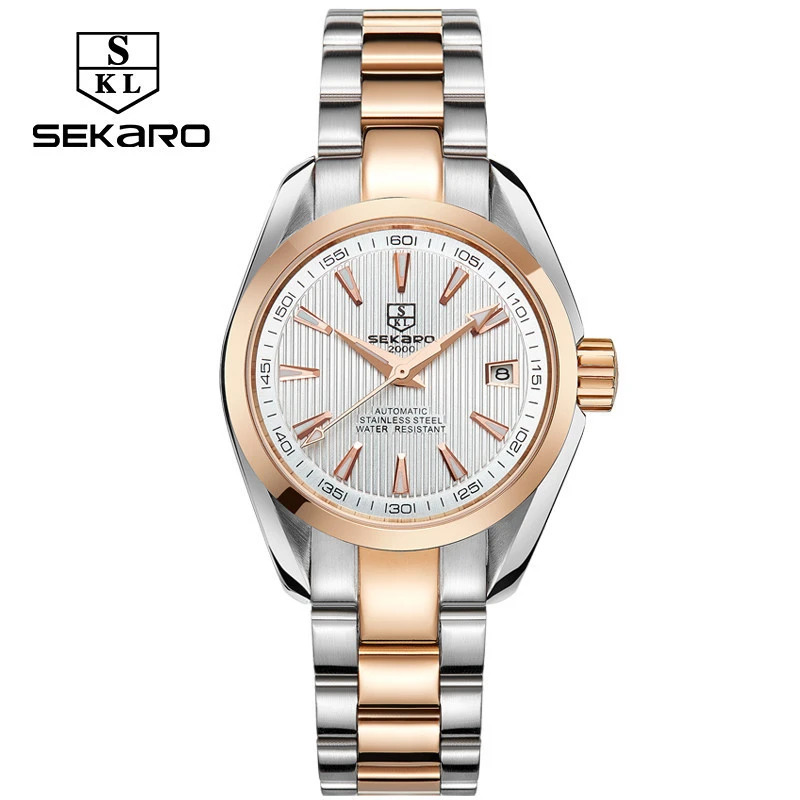 SEKARO Seagull Movement Business Luxury Women Watches Automatic Mechanical Watch