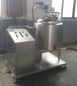 Semi automatic milk batch pasteurizer machine mini yogurt juice pasteurization equipment cheap price for sale