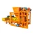 Import semi-automatic small concrete cement fly ash hollow block brick paver making machine from China