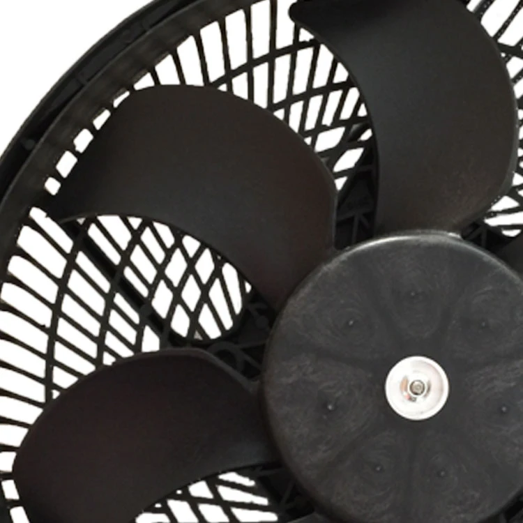 Seven Narrow Curved Blades High Efficiency Radiator Car Cooling Fan With Spare Parts Cover