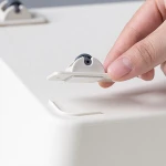 SHIMOYAMA Household Stocked 4 pcs set Multi-functional plastic heavy duty adhesive caster for Storage container & trash bins
