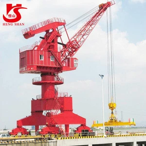 shipyard two 50 / 10t gantry grab port portal crane