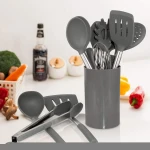 Silicone Cooking Utensil Set, Kitchen Utensils  Cooking Utensils Set,Non-stick Heat Resistant Cookware