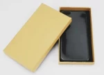 Simple design black paper eco - friendly packing box OEM custom drawer boxes phone case packaging