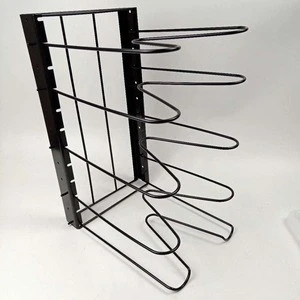 Simple house kitchen pan organizer, 5 Tier rack, holds Cabinet panty pan and pot -space saving kitchen storage