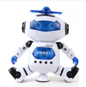 Smart Dancing Rotating Space Electric Robot for Kids