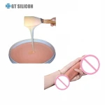 Soft Silicone Raw Material RTV-2 Liquid Silicone Rubber For Dildo Making