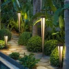 Solar Outdoor light waterproof modern simple lawn lamp courtyard landscape Garden lamp plug-in lighting