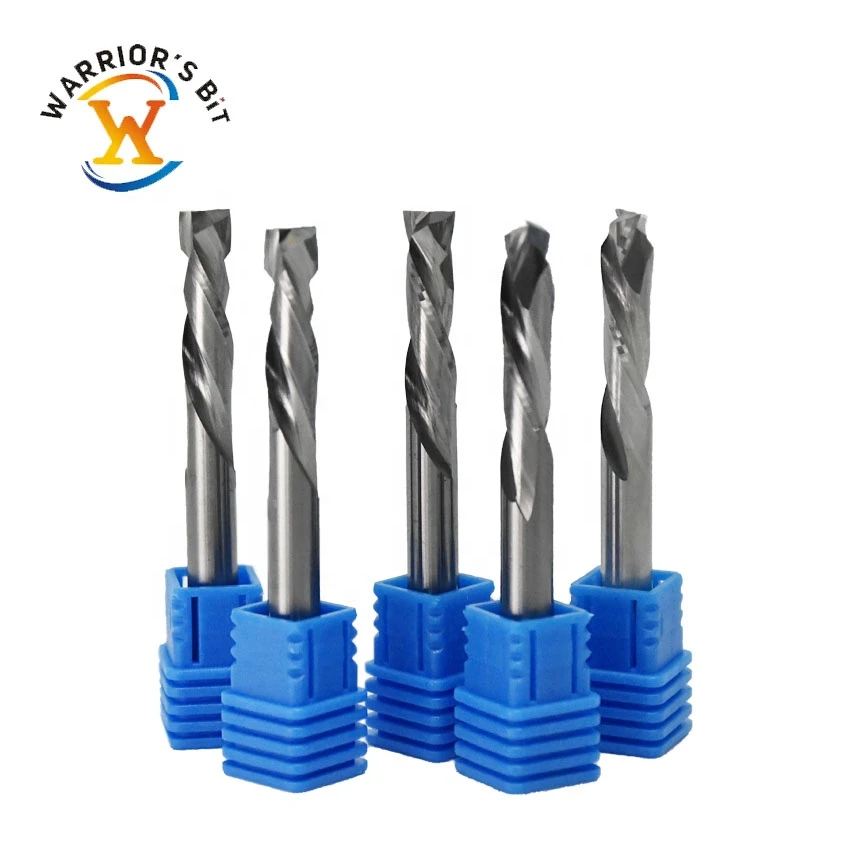 Solid carbide endmill up and down cut compression router bits 10mm shank cnc carbide milling cutter