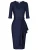 Import Solid Color V-neck High Waist Tight Waist Pleated Ruffles Pencil Dress from China
