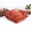 Solid custom flannel fleece home decorative seat cover cushion