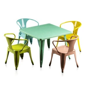 (SP-MC032) Space saving colorful kids furniture kids table and chair set