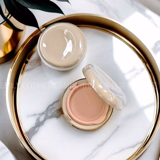 Round 13G Cosmetics Air Cushion Compact Case for Foundation Container