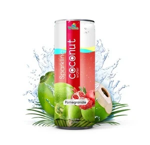 Sparkling Coconut Water with Pineapple Flavor in Aluminum 320ml