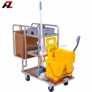 Wholesale Quality Metal Housekeeping Carts 1PC Hotel Door Delivery