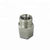 Stainless Steel 1.5" Male NPT to 1.25" Female BSPT Threaded Adapters