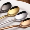 Stainless steel 18/0 tea spoon coffee spoon with laser engrave logo with mirror polishing