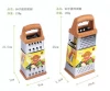Stainless steel 4-sided multifunctional radish grater household grater with cheese grater