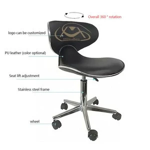 stainless steel bar stool chair/ salon stool chair