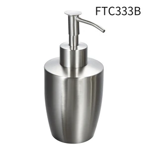 Stainless Steel Bathroom Accessory Set Bathroom Suit Cup Tumbler Toothbrush Holder Soap Dish Dispenser Pump Cotton wool Holder
