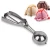 Import Stainless Steel  Ice Cream Scooper Metal Cupcake spoons for meatball With Non-Stick Grips from China