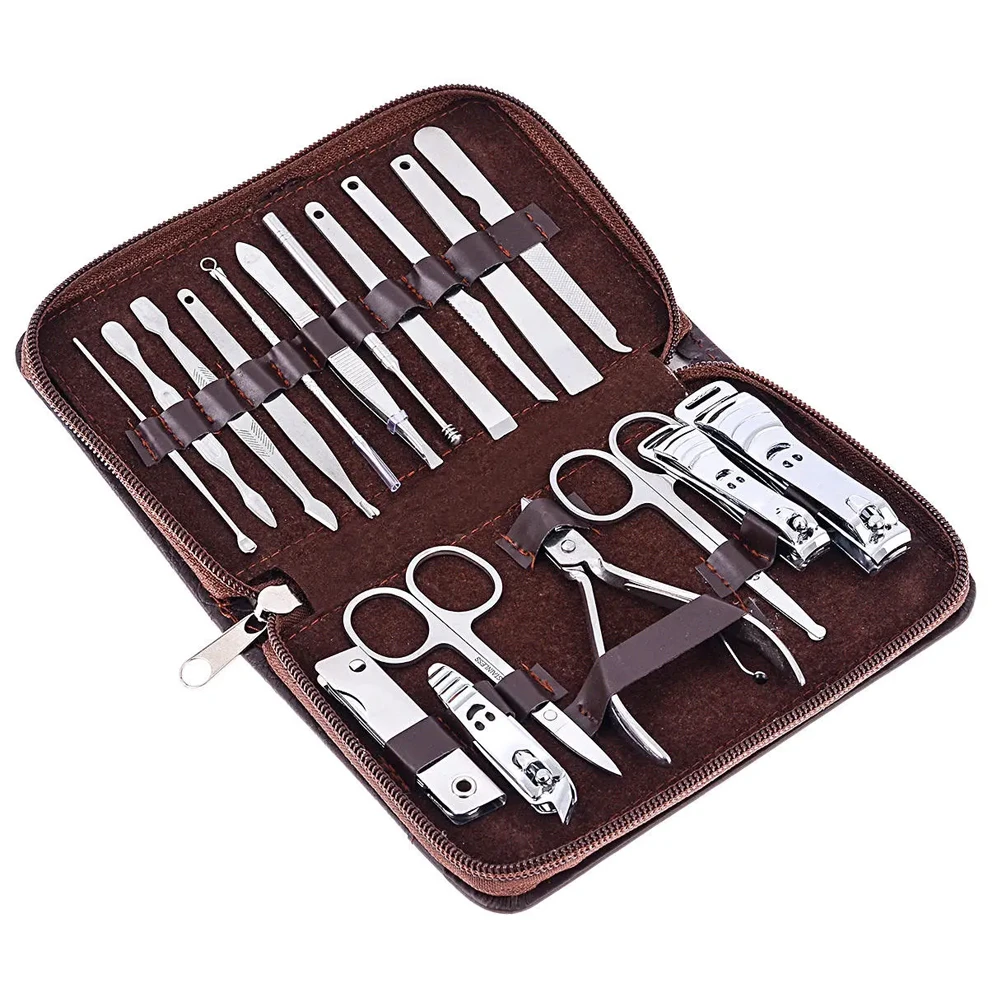 Stainless Steel Nail Cutting Tool Manicure Kit Beauty Manicure Pedicure Nail Clippers Kit
