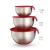 Import Stainless Steel Salad Silicone Base singing mixing bowls with airtight lids from China