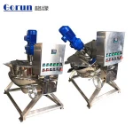 Stainless Steel Steam Jacketed Cooking Kettle With Agitator Used For Jam & Sugar Cooker