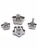 Import star clamping knob screw/stainless steel 4 star knob bolt / four  lobe knob for machine accessories from China
