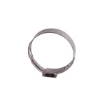 Stepless Swivel Stainless Steel Single Ear Hose Clamp 1"-2"sizes clips