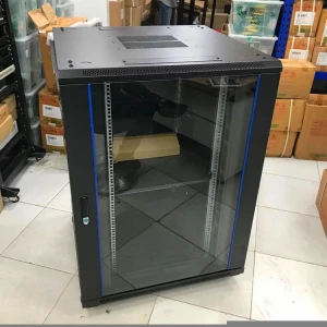 Stock SPCC 19in 800 1000 Network Enclosure 22U Floor Stand Data Center Server Rack Cabinet